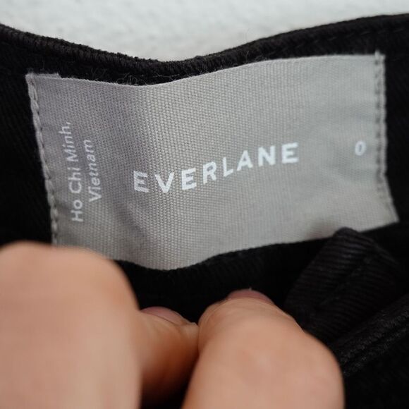 Everlane The Relaxed Chino Black Size 0 NWT - Picture 6 of 12